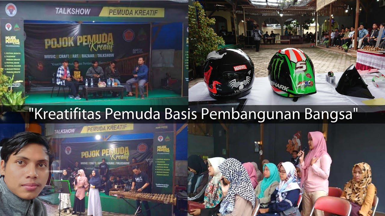 Pojok Pemuda Kreatif Tulungagung | Music | Craft | Art | Bazaar | Talk Show #Tulungagung