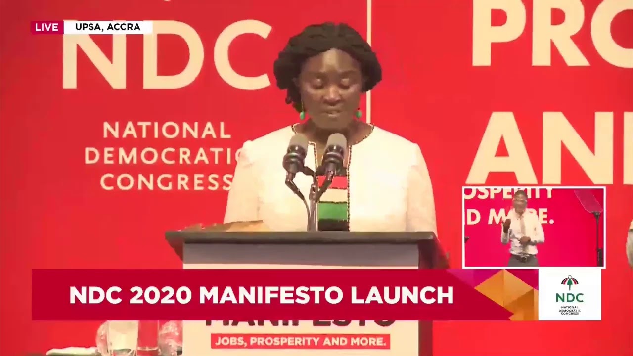 NDC 2020 Manifesto Launch #NDCManifesto