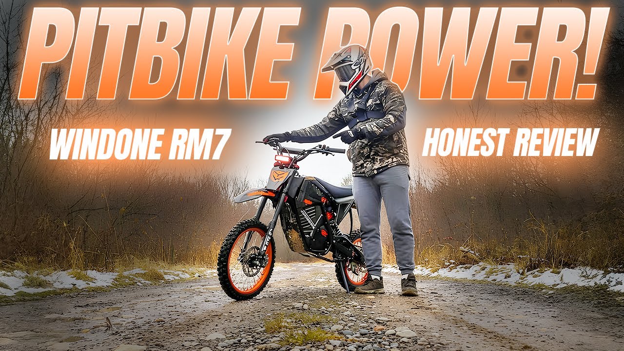 THIS ELECTRIC PIT BIKE RIPS! Windone RM7 Full Review