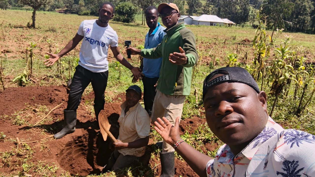 This Is How We Stated, Drilling A Borehole At Elizabeth Home 🏠.