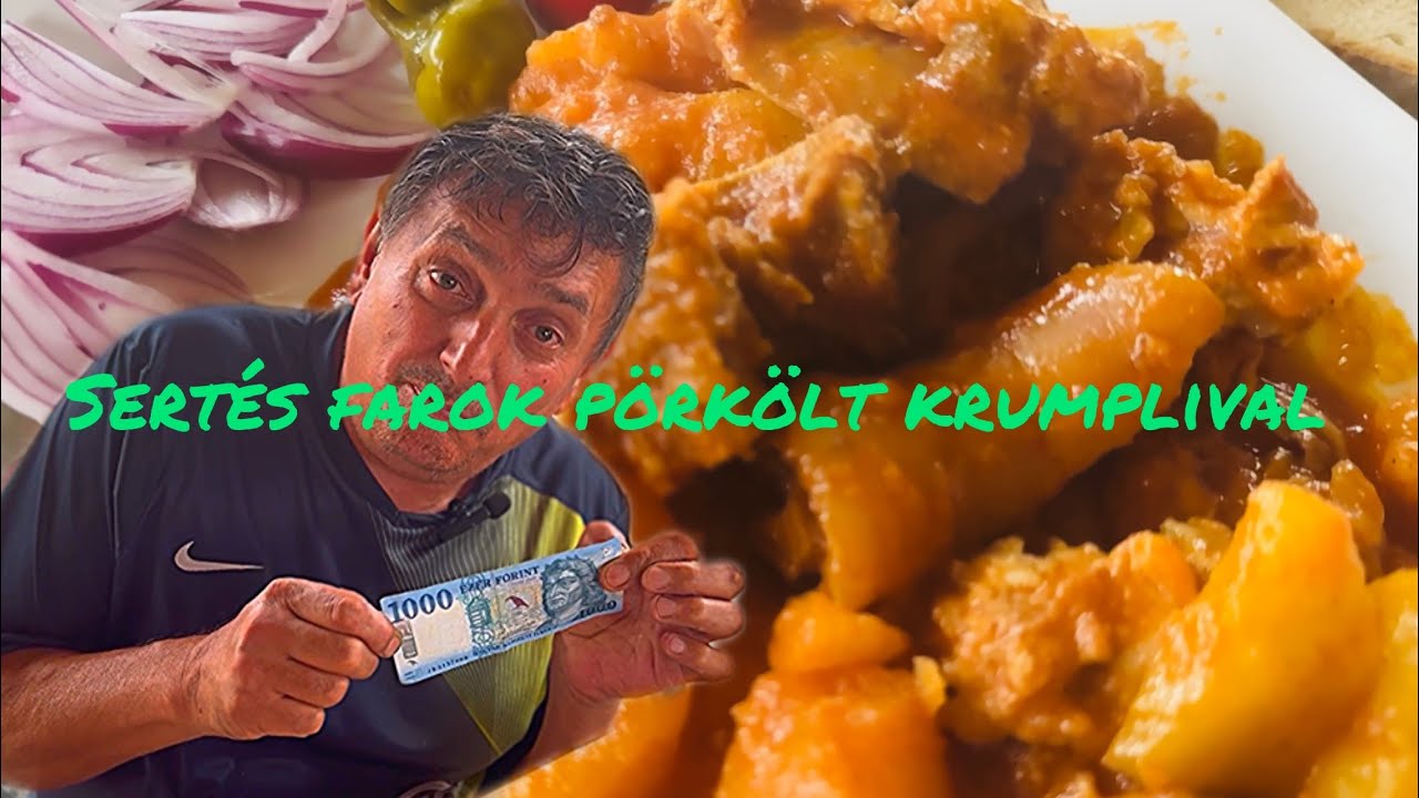 Anyós - Só konyhája (Sertés farok pörkölt krumplival) 🐖🐖🐖👨‍🍳