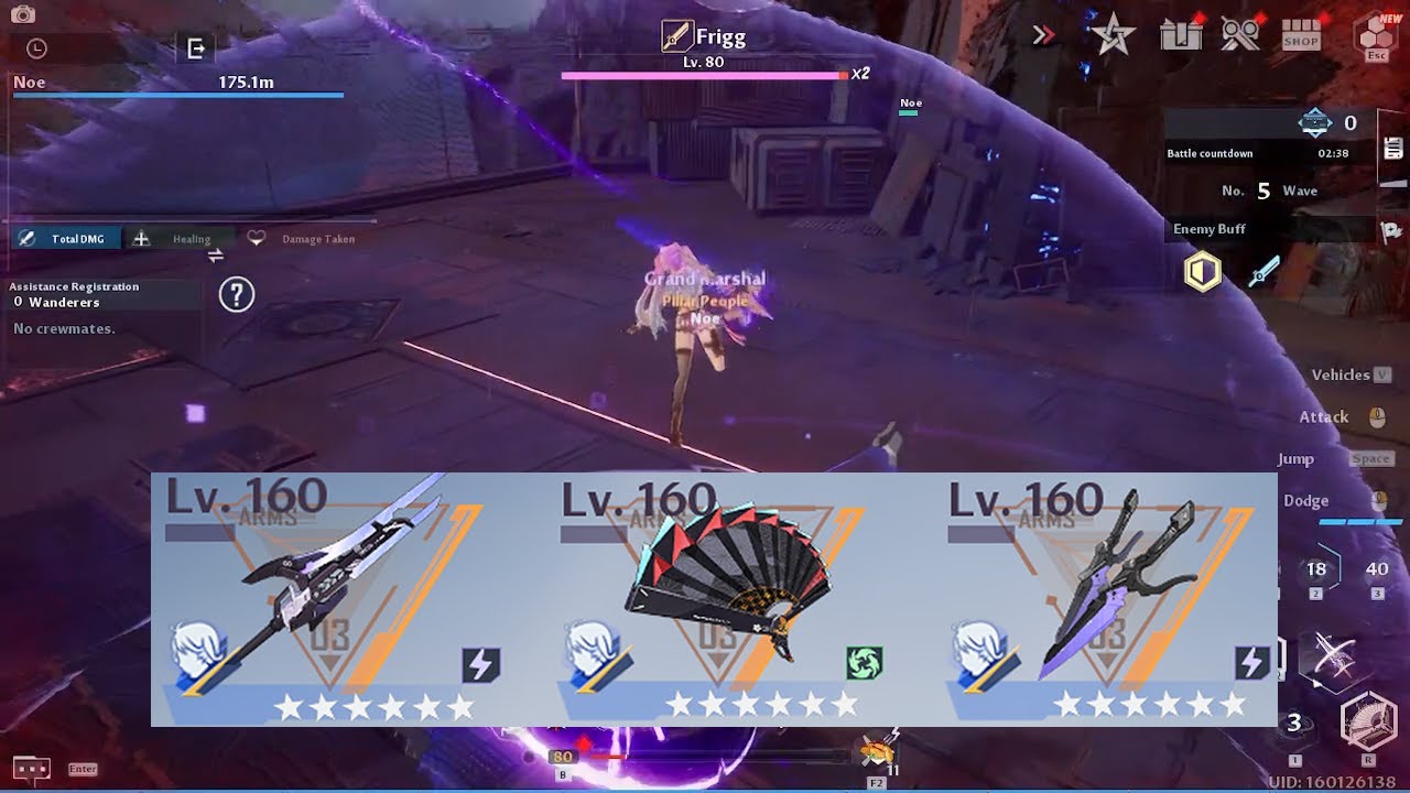 Tian Lang without healer solo FCH 5 chests | Crow Tian Lin TOWER OF FANTASY  (Low-Mid spender)