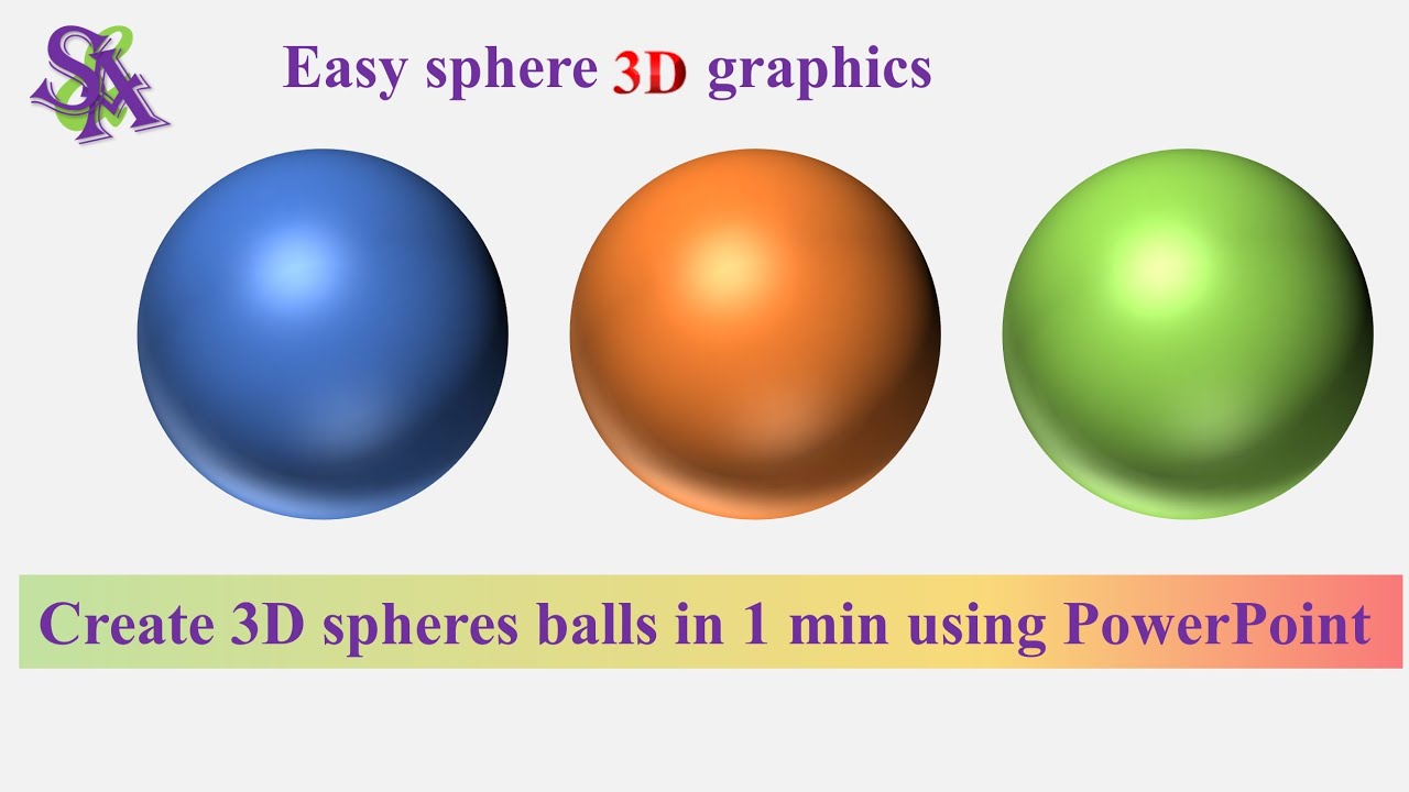 How to Make 3D Sphere in PowerPoint | Free Template Included #powerpoint #tutorial