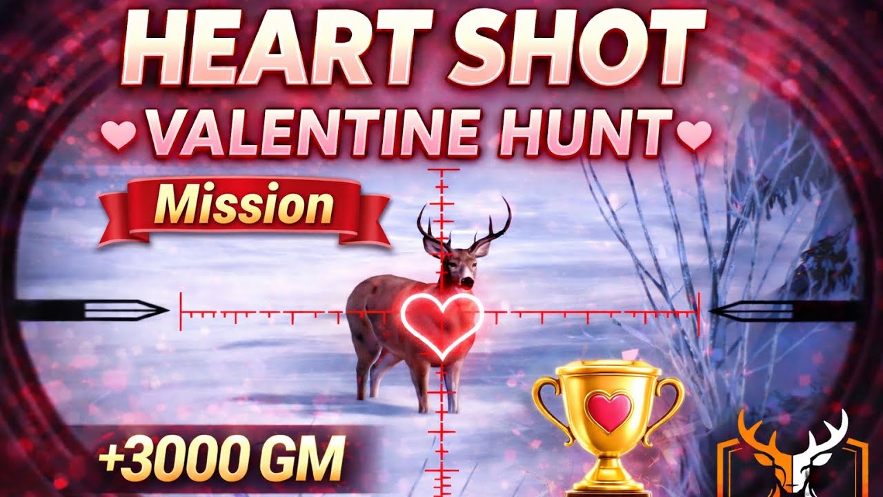 I Beat the Valentine’s Challenge in theHunter Classic ❤️🎯 (Heart Shots Only) #thehunterclassic 