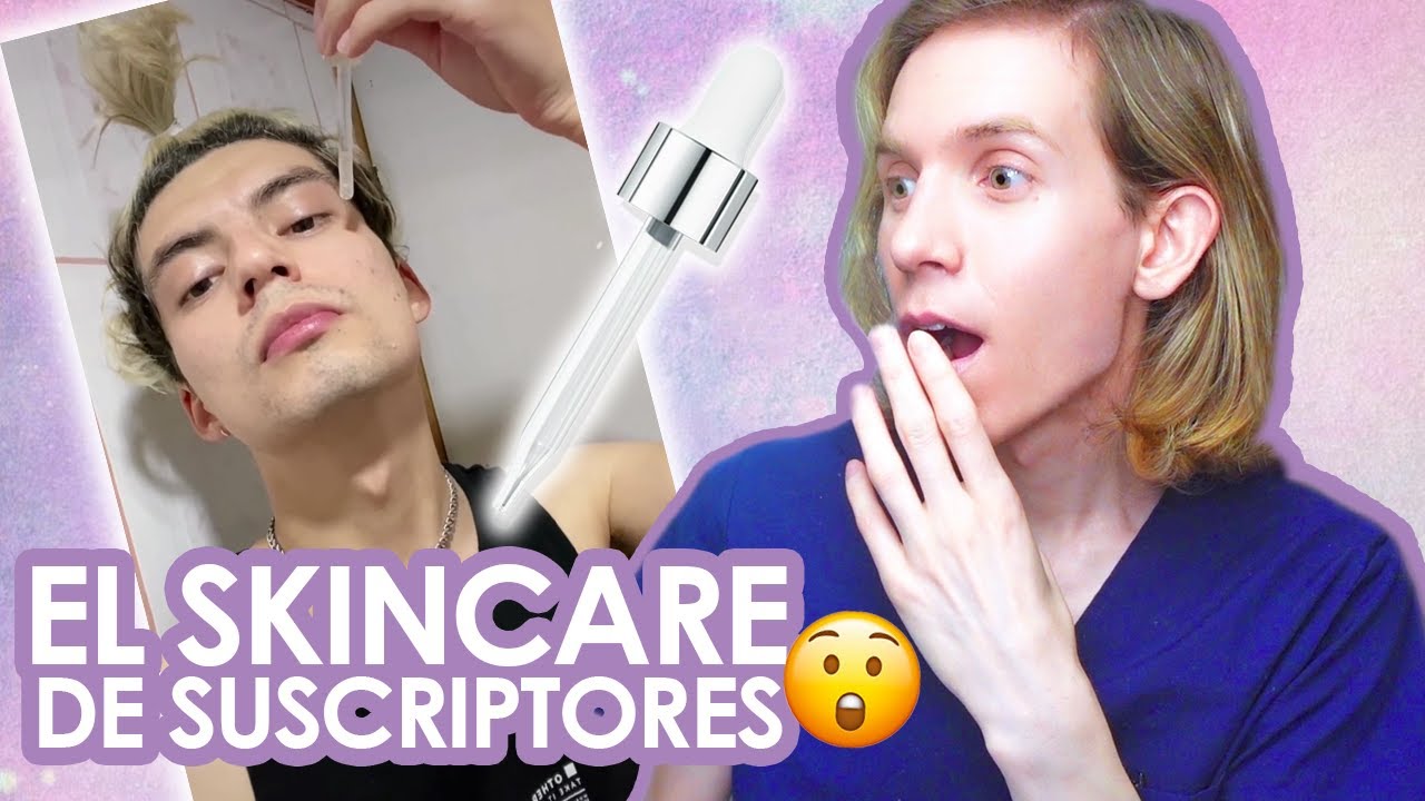 DERMATOLOGO reacciona al skincare de SUSCRIPTORES - Simon Scarano Dermatologo