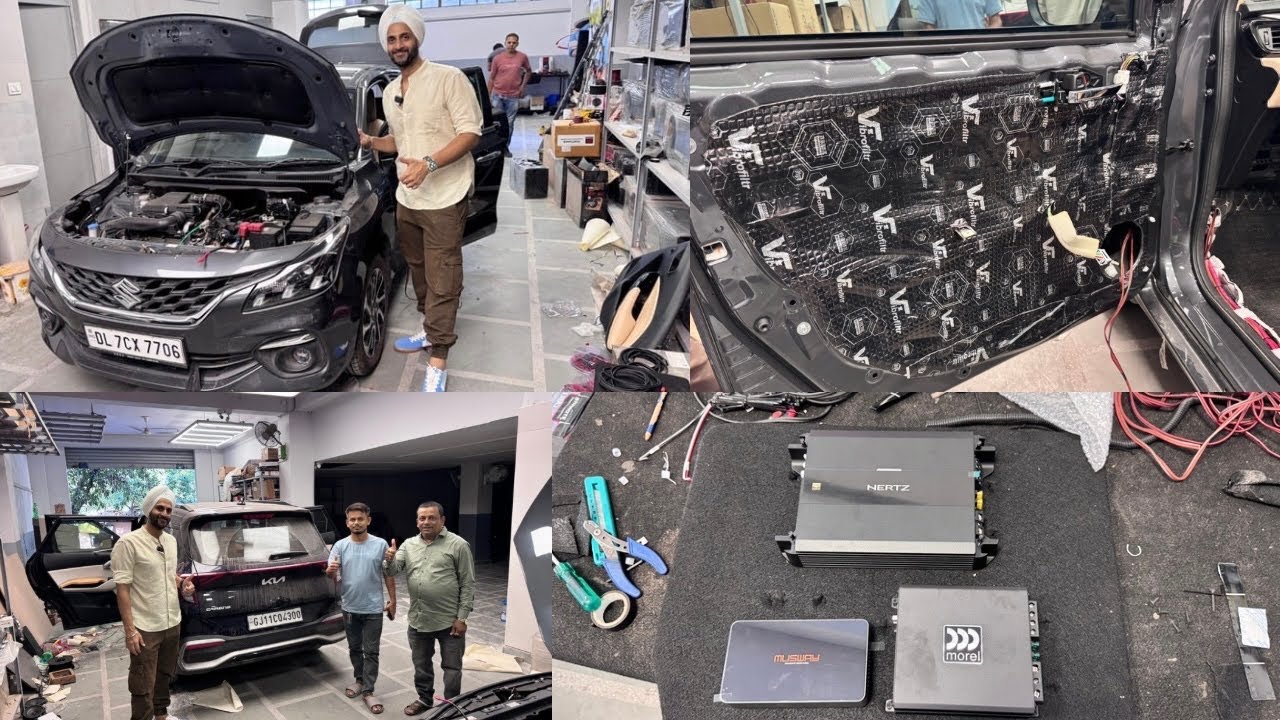 Maruti Baleno Top Model Audio Upgrade | Kia Carens From Gujarat | Car Audio Setup | Motor Concept