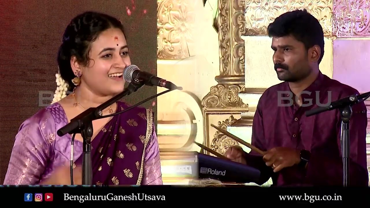 BHO SHAMBO SHIVA SHAMBO | Soorya Gayathri | Bhakti Sangeetha | 63rd Bengaluru Ganesh Utsava 2025