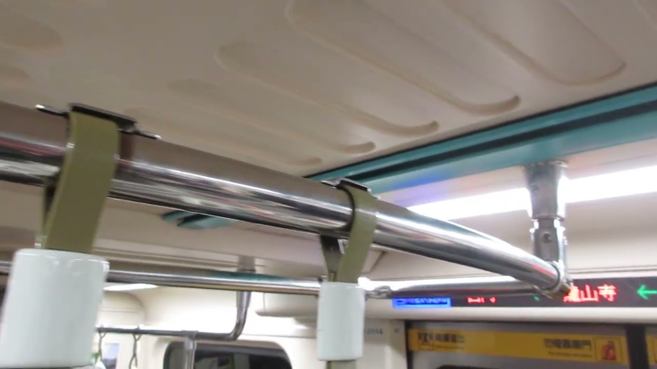 台北捷運321型推進器改裝車往南港展覽館行駛新埔到龍山寺