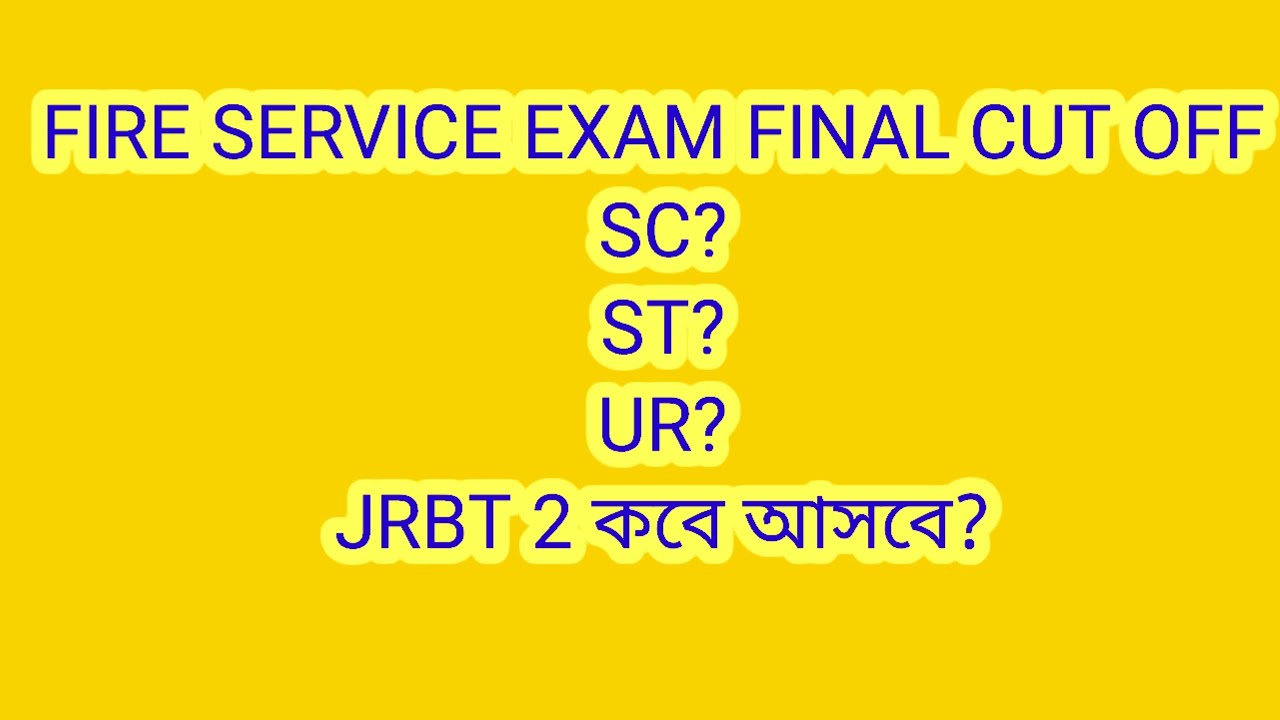 JRBT 2 and Fire service cut off 