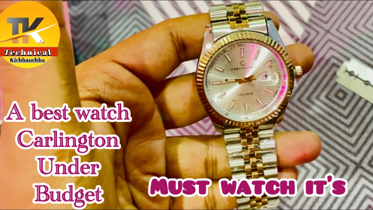 Carlington watch unboxing 