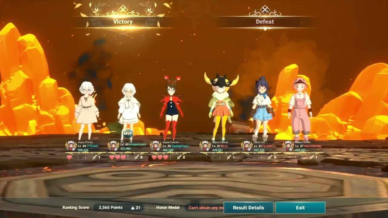 Ni no Kuni - Crossworlds (Engineer PVP Lava Valley Battlefield 0 death Compilation)