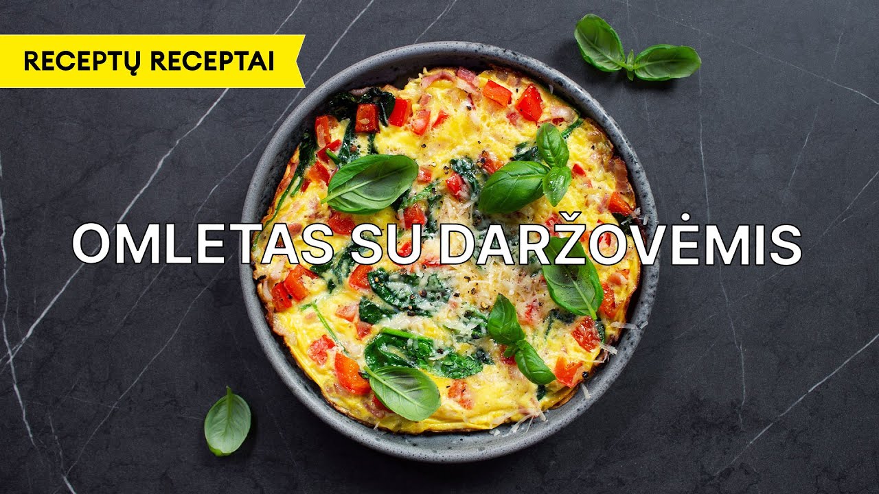 Omletas su daržovėmis | Receptų receptai