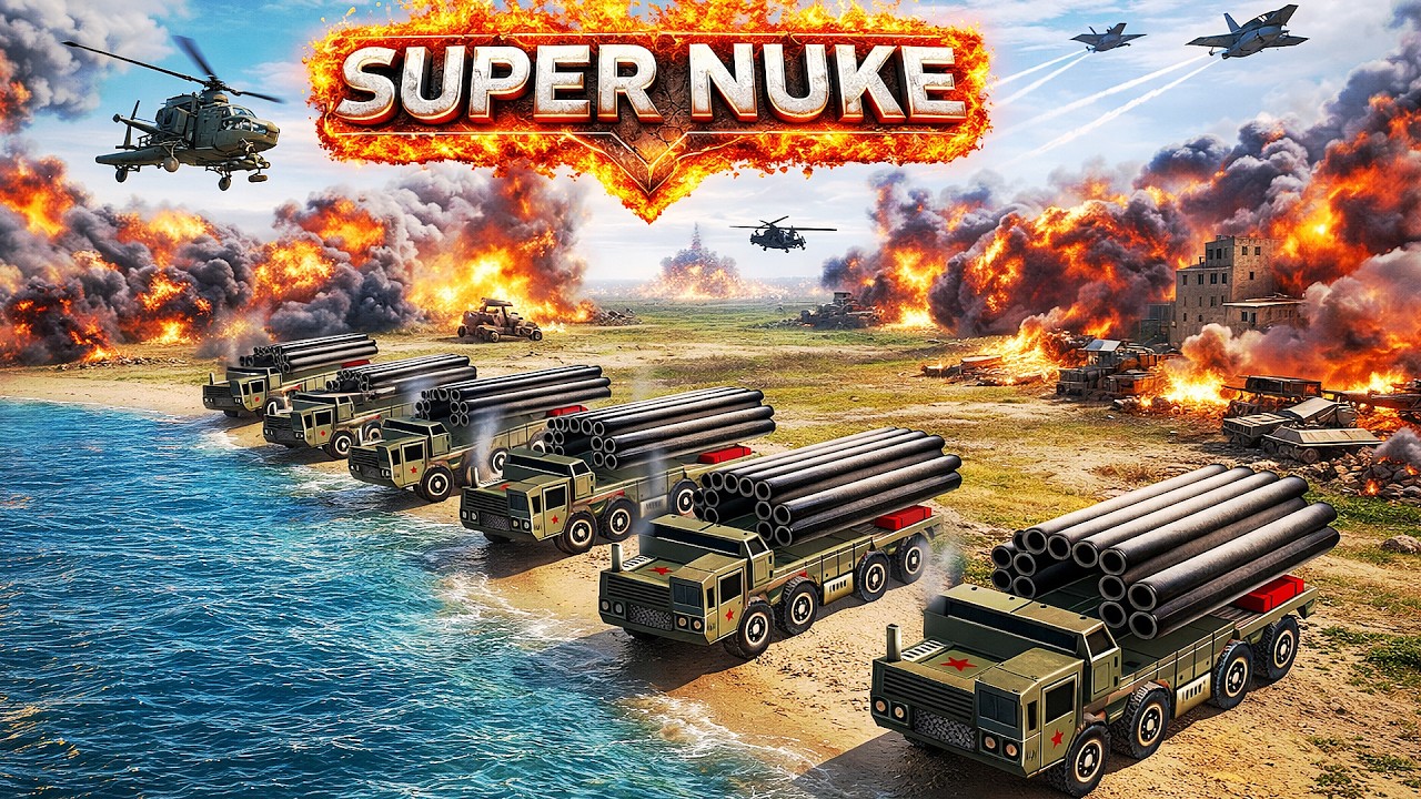 Ядерный удар по Китаю против 7 GLA (скрытая атака) — Command & Conquer Generals: Апокалиптический...