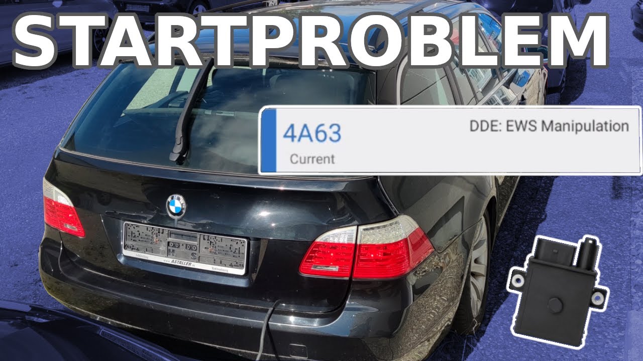 Anlasser dreht - Auto startet nicht: Fehler 4A63 & Glühzeiten-Steuergerät | BMW E61 535d | 034