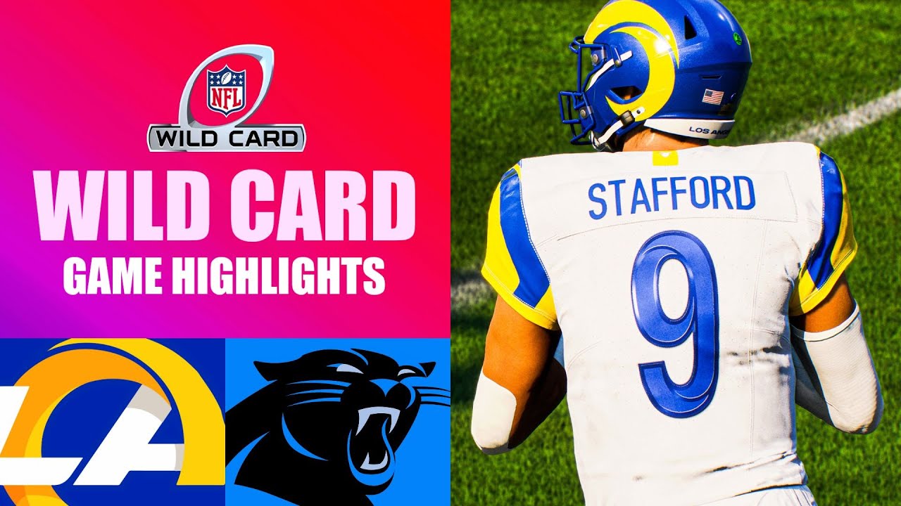 Rams vs. Panthers Wild Card Round - Madden 26 Simulation Highlights