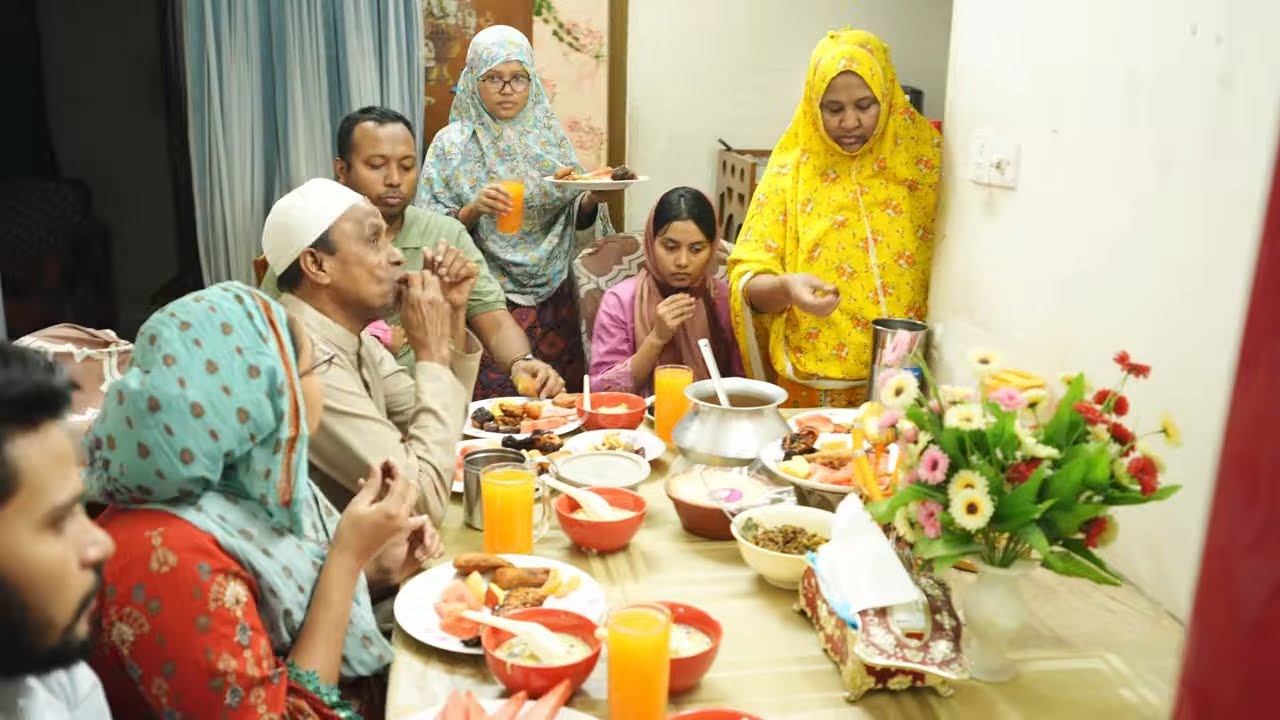 নতুন জামাই এর ইফতারির দাওয়াতে সবাই আছি কিন্ত...