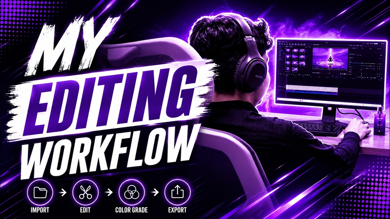 My Complete Video Editing Workflow (Start to Finish)