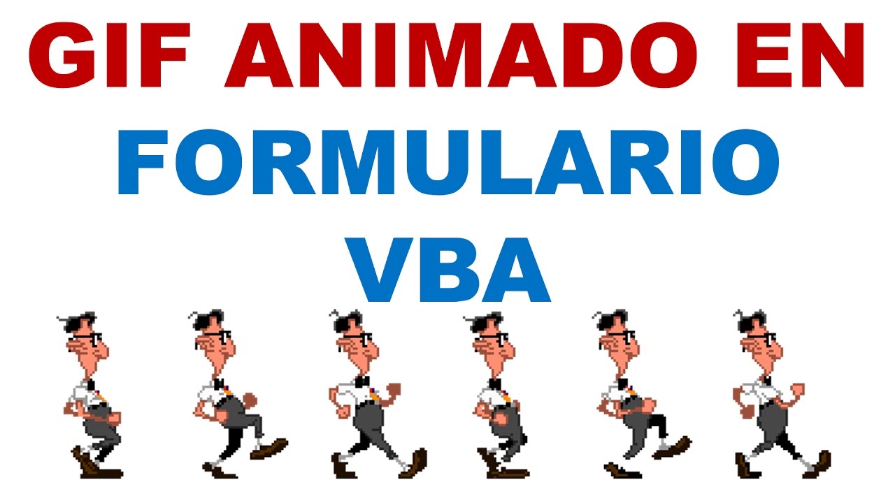 Gif animado en Formulario VBA | Formularios en Excel | Lección 10