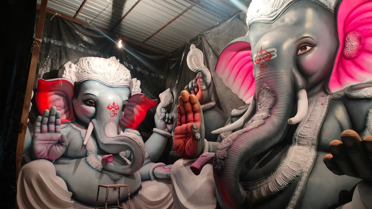 Subodh arts |Dhoolpet Ganesh Making Idol 2025 |Painting Started|