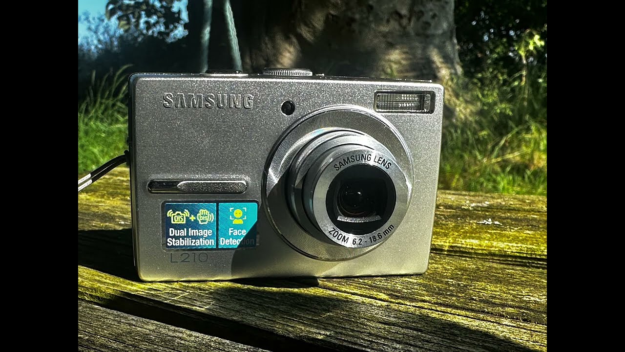 Samsung L210 y2k retro kamera 10 megapixels ccd sensor