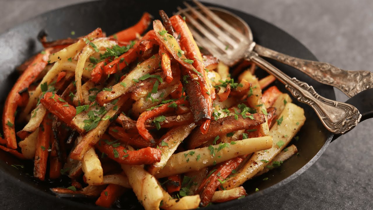 Parsnip and Carrot “Fries”