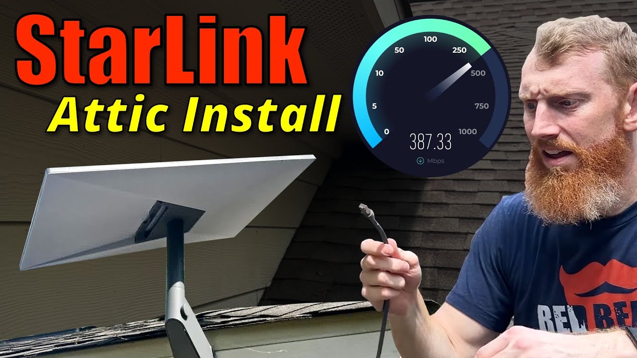 How I Installed StarLink with a 150' Cable in My Attic