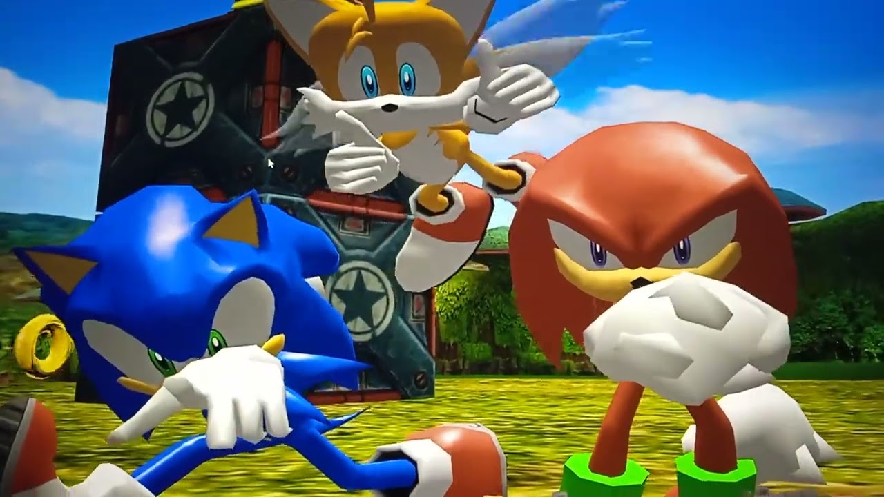 Let's Play Sonic Heroes Gameplay sur PC Dolphin Emulator Team Sonic Vs Team Dark Boss Level 9.