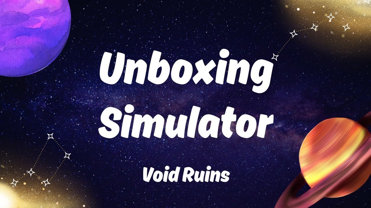 Unboxing Simulator - Void Ruins - Ethereal Dominus Astra