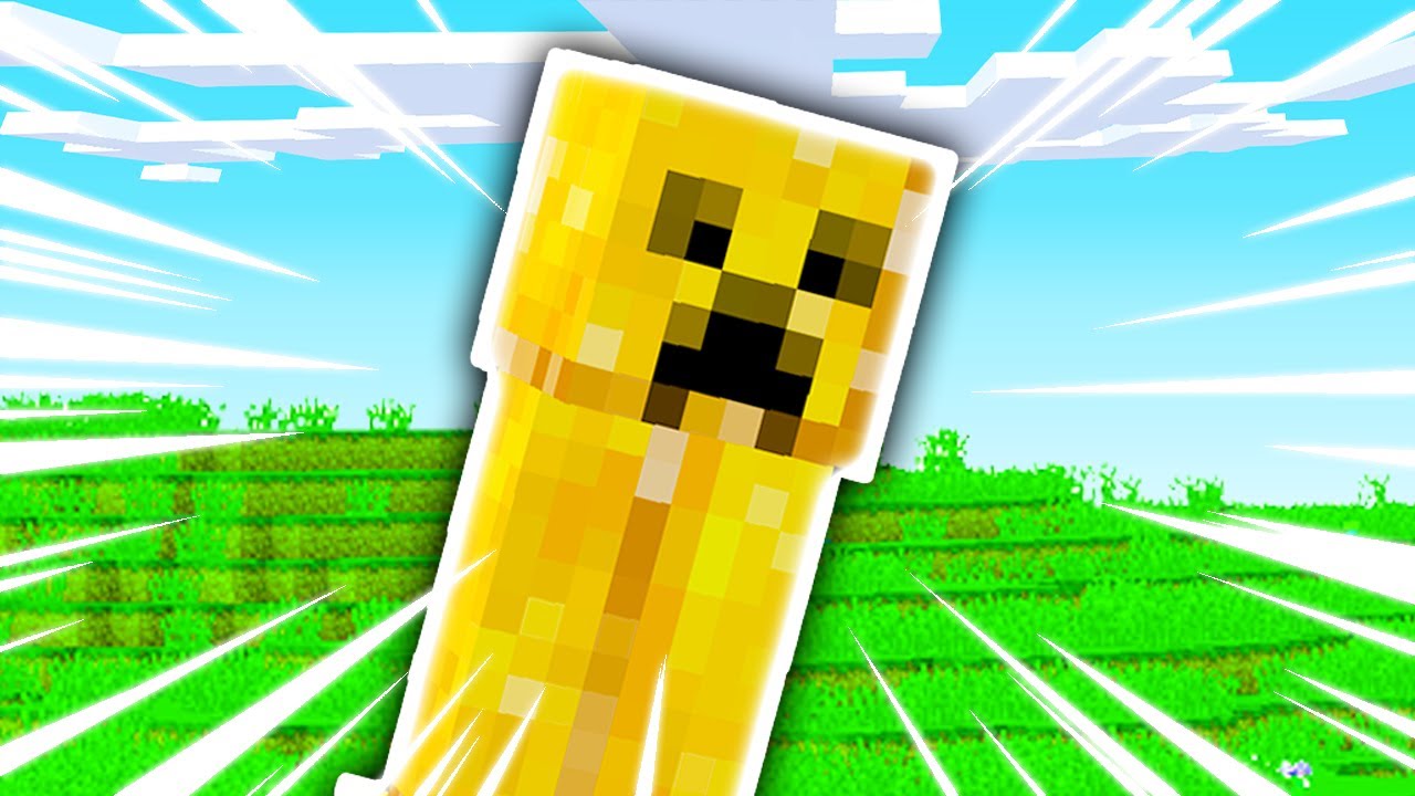 Finding the GOLDEN CREEPER in Minecraft!