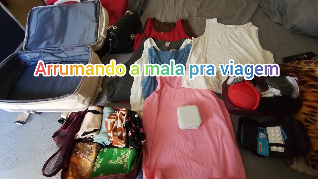 Vamos viajar arrumando as malas🏖️.