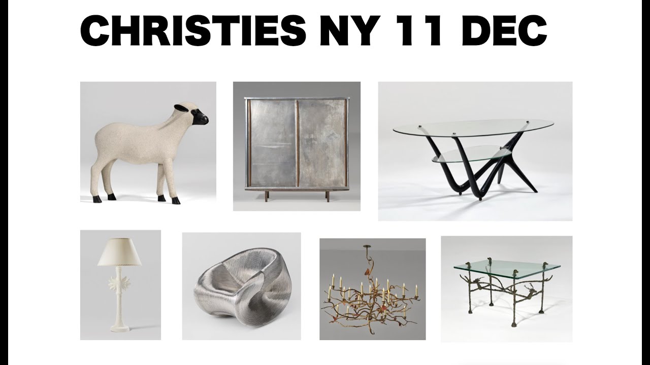 DESIGN AUCTION 解説 CHRISTIES NY 2025 12 11
