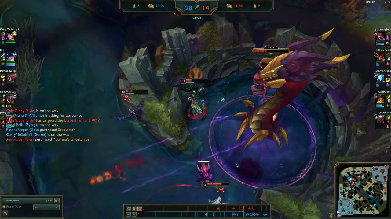Dark Harvest Zyra vs Enemy  Team