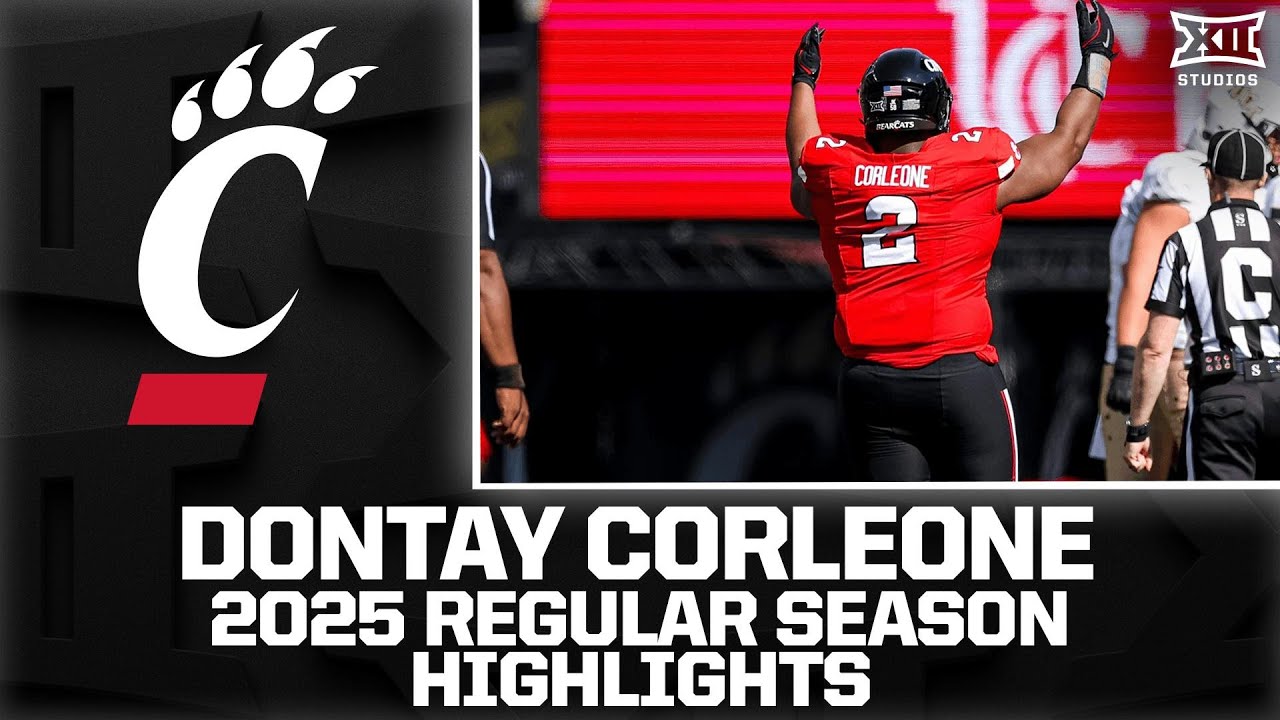 Dontay Corleone Regular Season Highlights | 2025 Big 12 Football