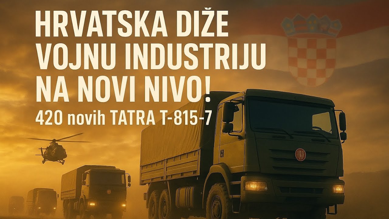HRVATSKA ULAZI U NOVU ERU MOĆI: PROJEKAT KOJI MIJENJA SVE! 420 novih TATRA T-815-7