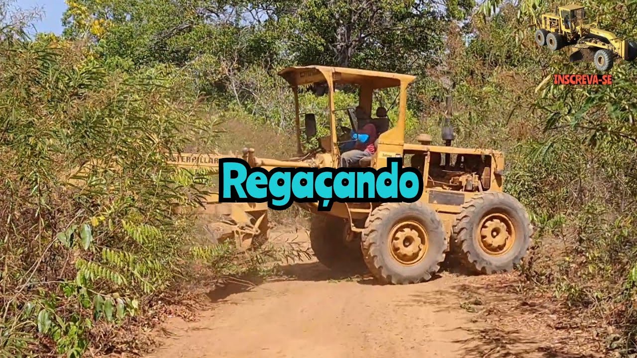 120b TRABALHANDO NO MUNICÍPIO/Motoniveladora caterpillar grader niveleuse motoconformadora patrola