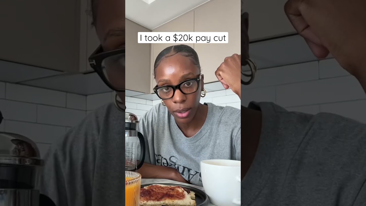 I Took a $20,000 Pay Cut!