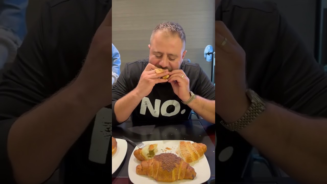 تقييم الكرواسون لدى مخبز في النبطية/لبنانReviewing the Quality of Croissants in a Pastry Shop /🥐🍩