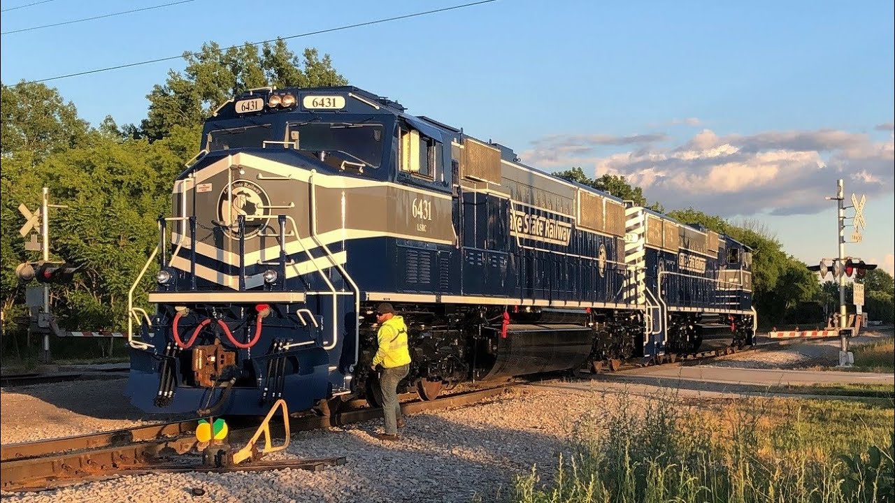 First Run of the Lake State Railway SD70M's June 9, 2022