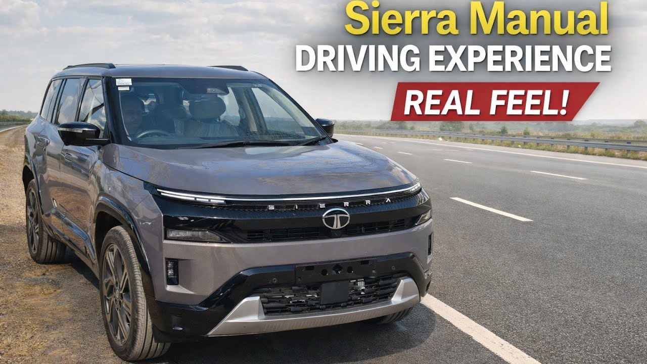 Tata Sierra Diesel Manual Test Drive | Ride, Comfort & Real Driving Feel 🔥
