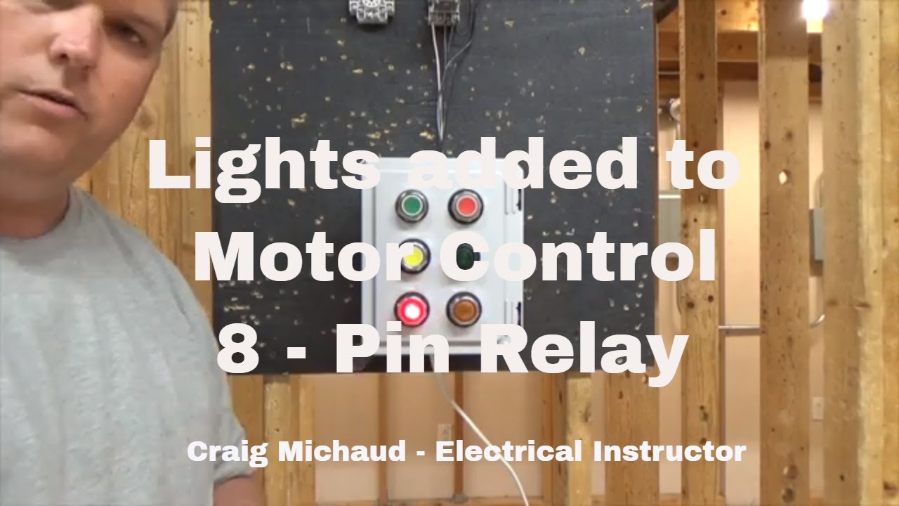 Wiring Lights controlled by an 8-pin Relay