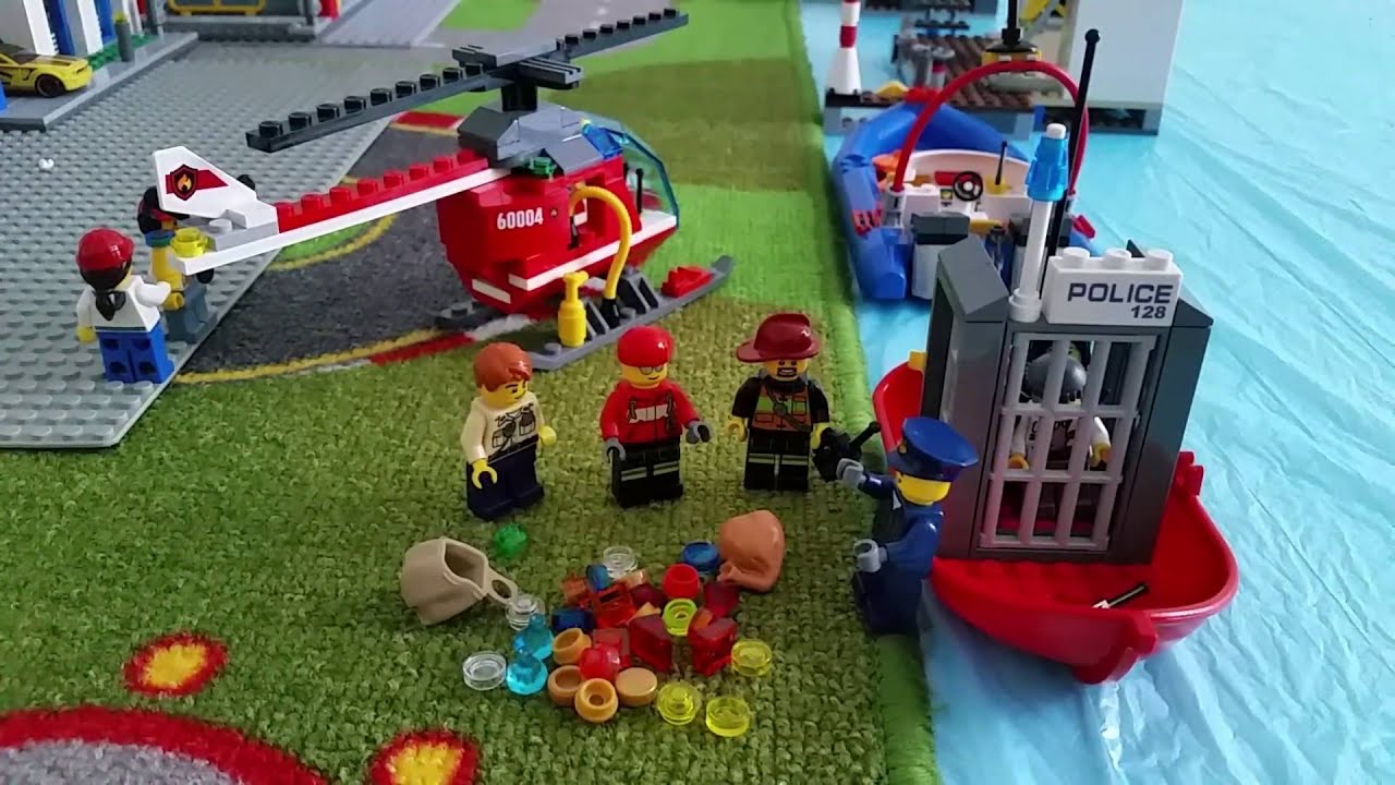 LASTENOHJELMIA SUOMEKSI - Lego city - Jalokiviliikkeen ryöstö - osa 4