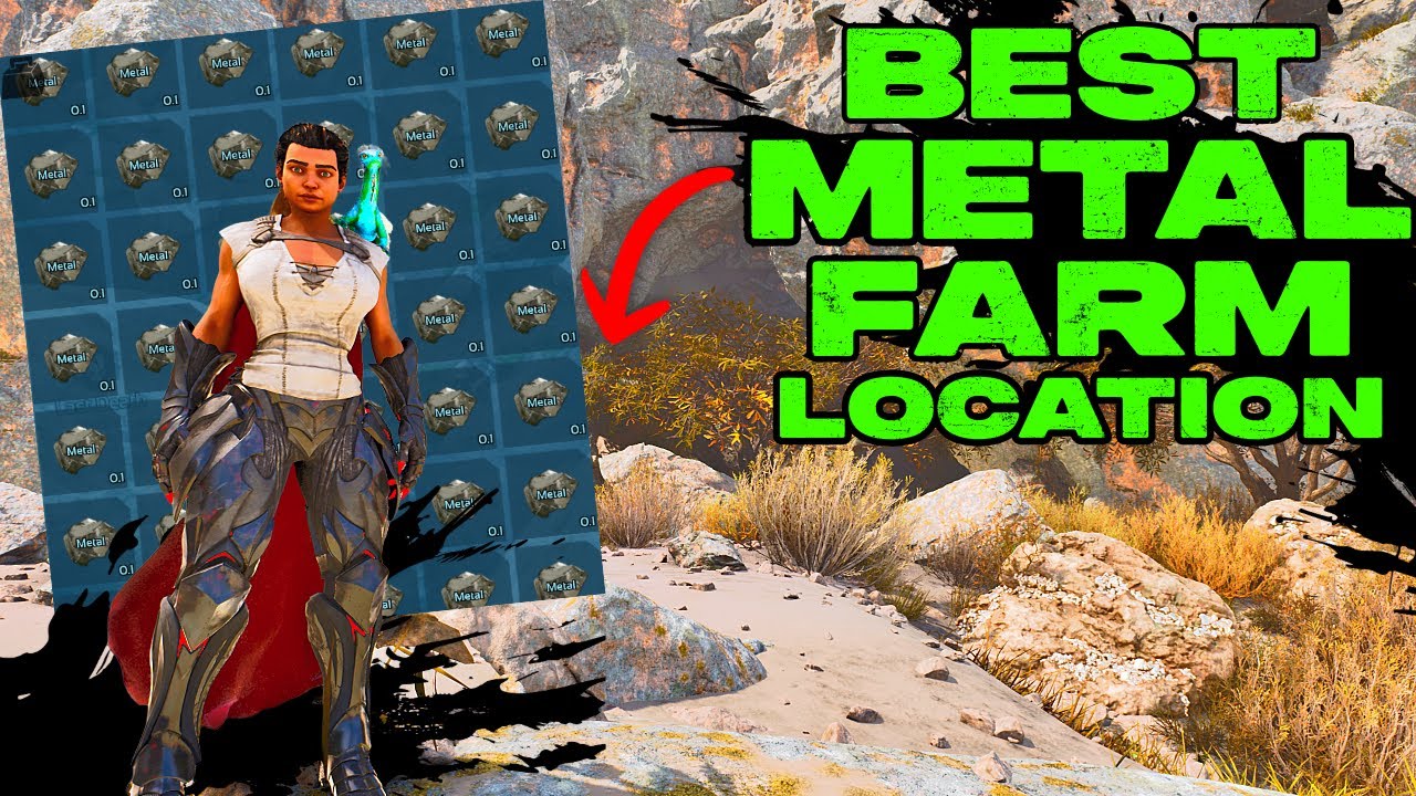 BEST Metal Farm Locations On RAGNAROK in Ark Survival Ascended!!!