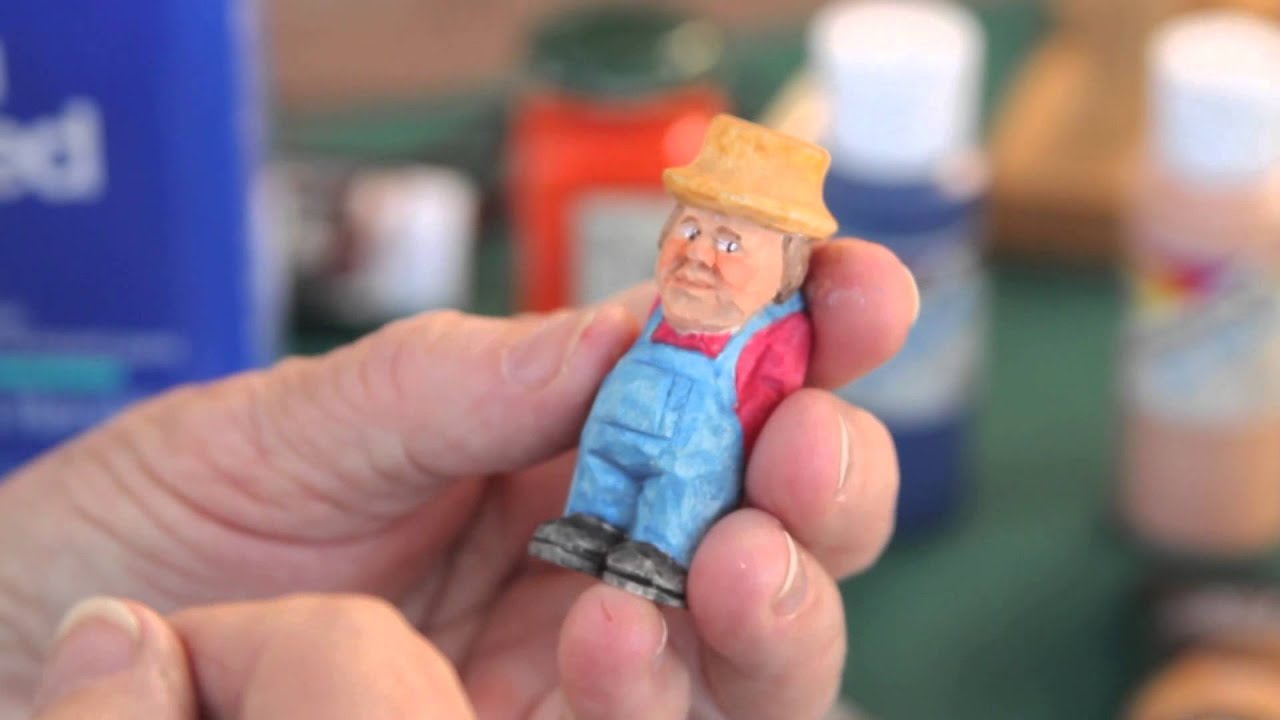 Step by Step How To Carve a Little Person Antiquing