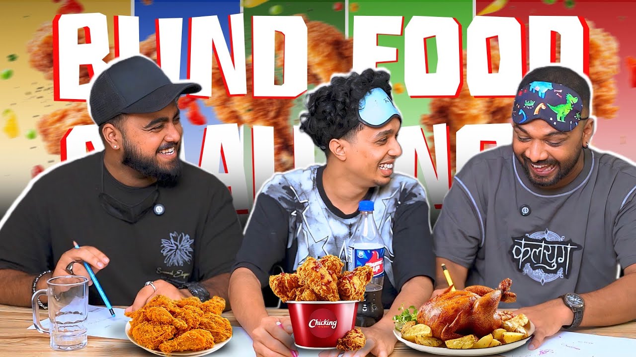 BLIND FOOD CHALLENGE 🙈🤣