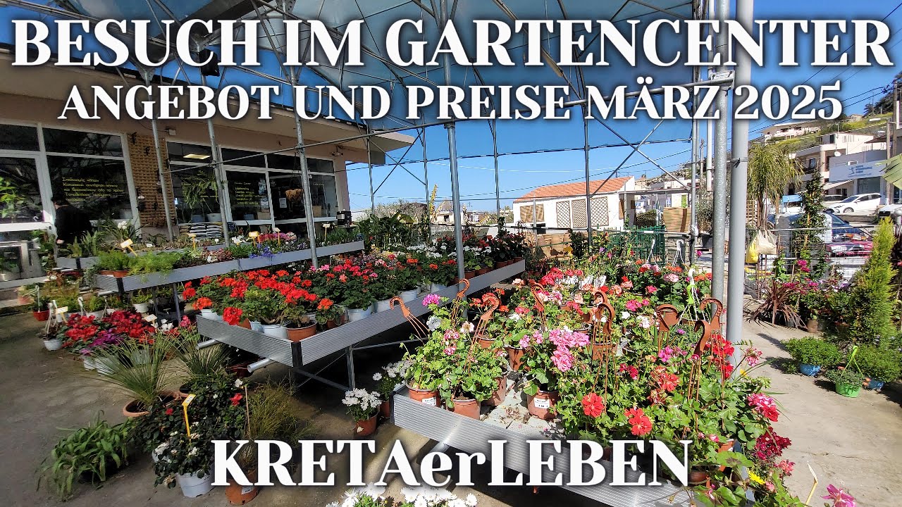 Gartencenter auf Kreta - Was gibt es für wie viel €?