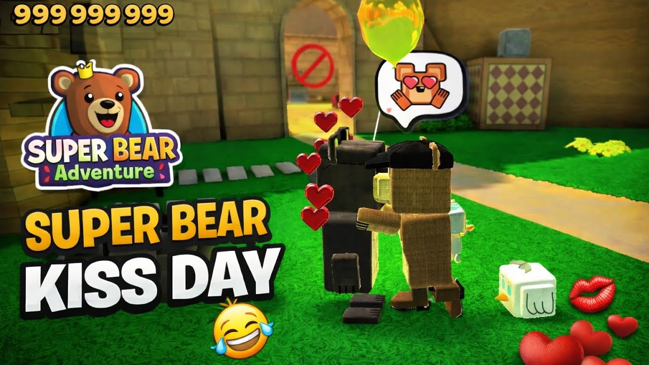 Super Bear Fell in Love!? 💕 Funny Kiss Day Gameplay