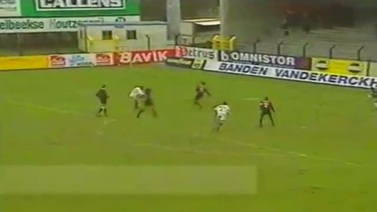 Arkadiusz Kubik gol Harelbeke - Seraing 2-1 Jupiler League 18.02.1996