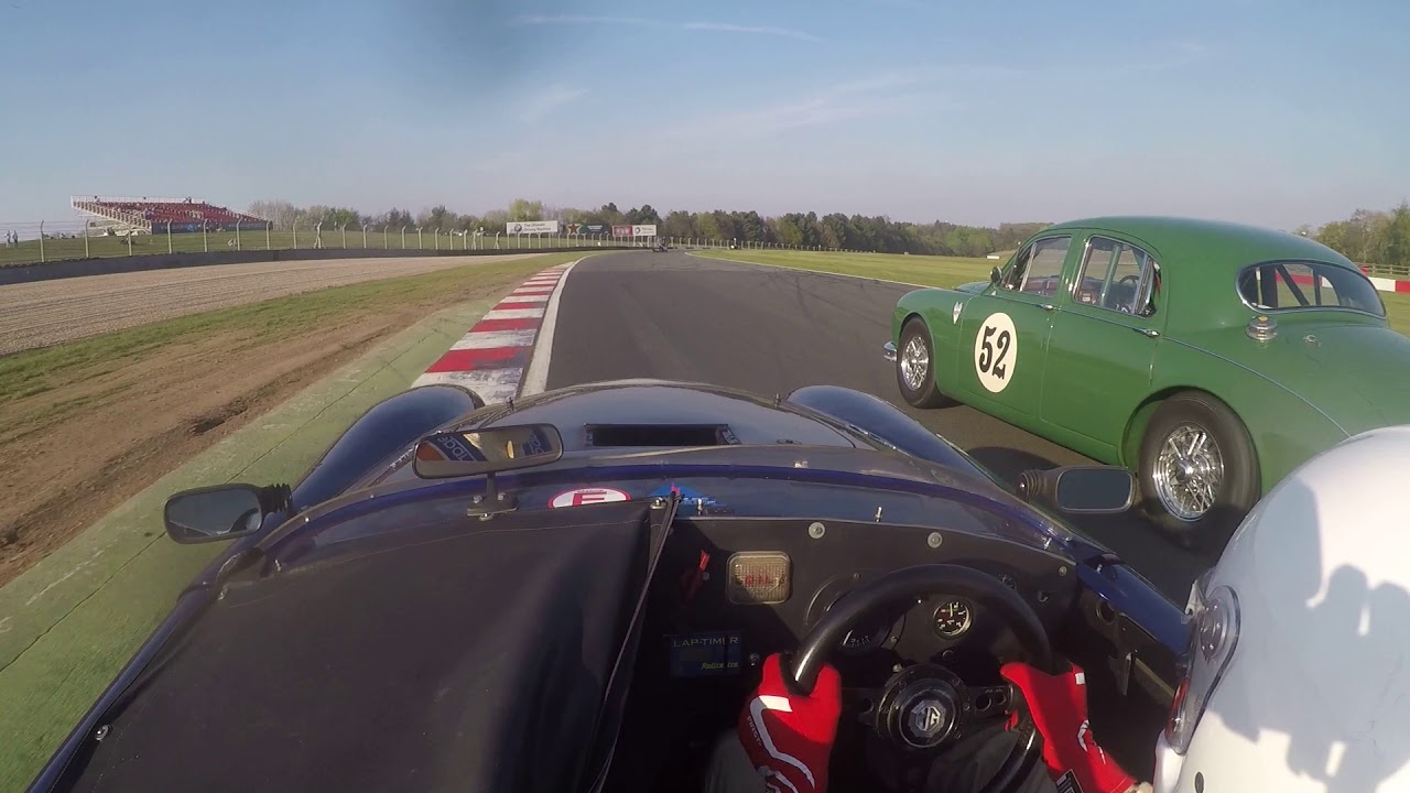AMOC Donington Jack Fairman Cup MGA Twin Cam Race Part 3 Restart