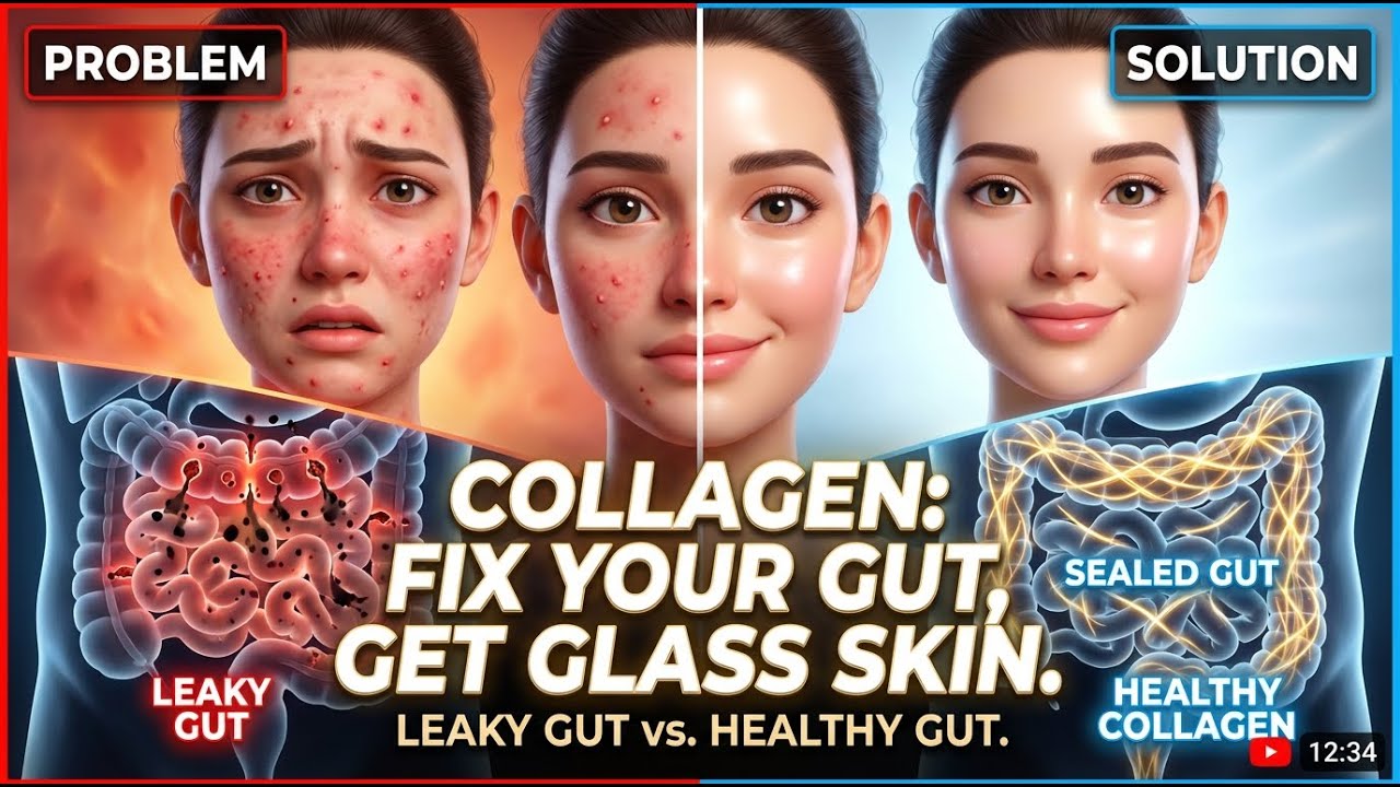 WARNING: Your Leaky Gut is DESTROYING Your Skin! 🚨 Collagen's Secret Fix!