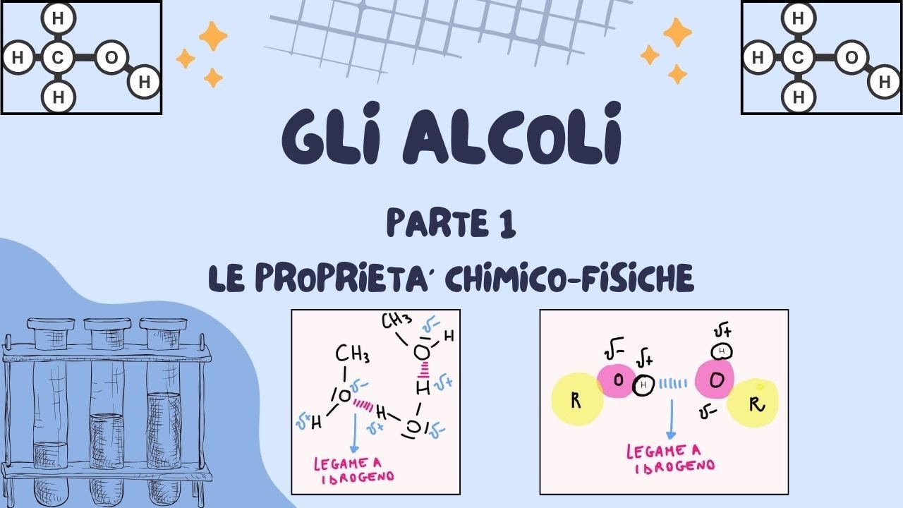 Gli alcoli - Parte 1: Le proprietà chimico-fisiche